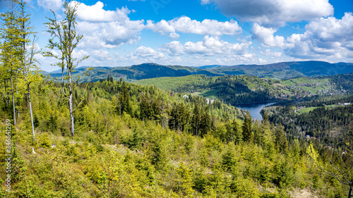 Fototapeta Naklejka Na Ścianę i Meble -  Widok, Beskid Śląski, Polska