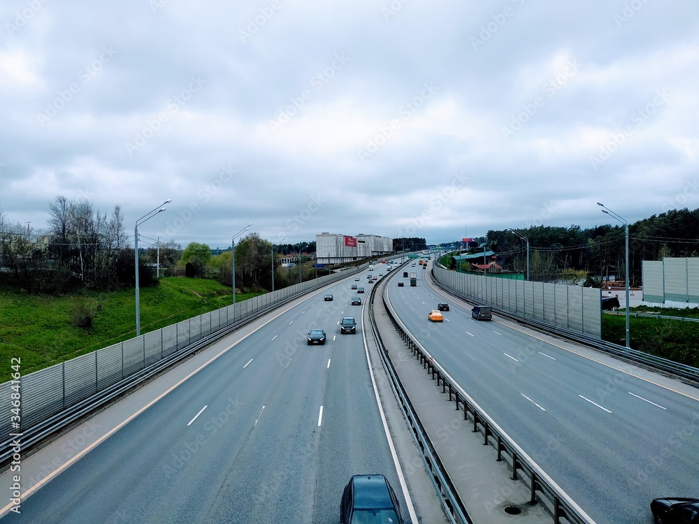 Fototapeta premium traffic on the road