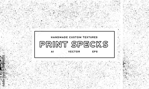 Black vector print grunge textured background