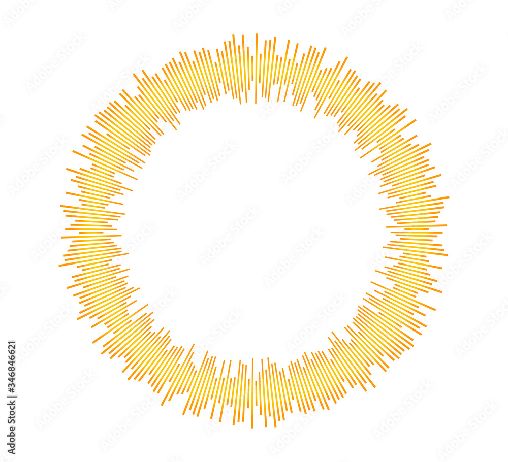 Color circle equalizer isolated on white background10 Color circle equalizer isolated on white background10