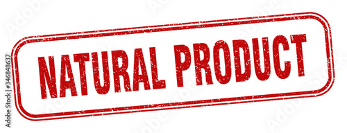 natural product stamp. natural product square grunge sign. label