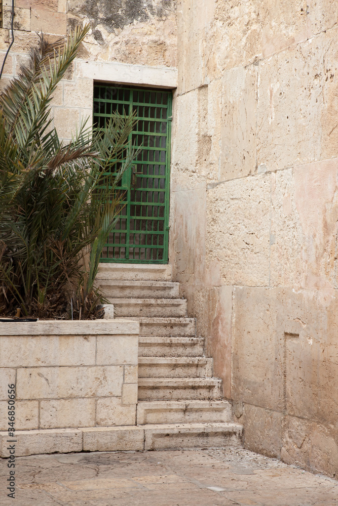 Obraz premium stairs from the Cave of the Patriarchs