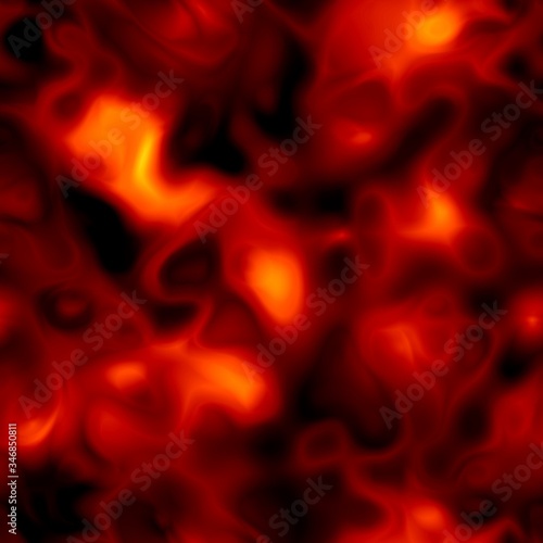 Abstract seamless background pattern of lava. Colors: fern, asparagus, forest green, shadow, olive green.