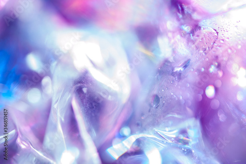 Billede på lærred Holographic background in the style of the 80-90s