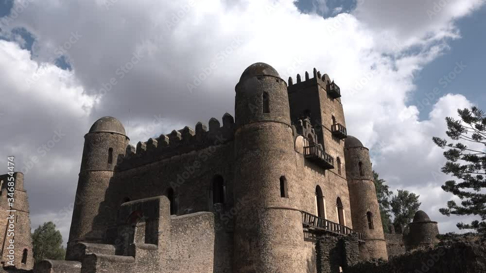 Fortress in the northern part of Ethiopia. It was founded in the 17th century by Emperor Fasilides. This fortress was the home of Ethiopia's emperors. Fortress in the northern part of Ethiopia. It was founded in the 17th century by Emperor Fasilides. This fortress was the home of Ethiopia's emperors.