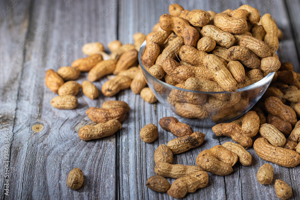 Healthy snacks nuts peanuts textured. The concept of healthy eating Healthy snacks nuts peanuts textured. The concept of healthy eating