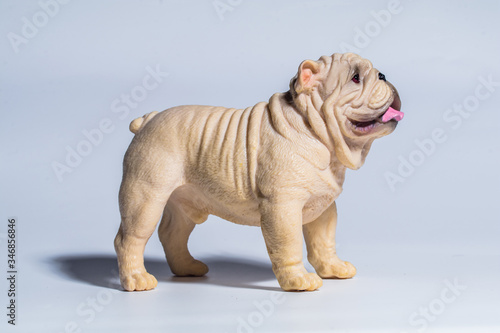 miniature figures of bulldog