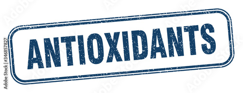 antioxidants stamp. antioxidants square grunge sign. label