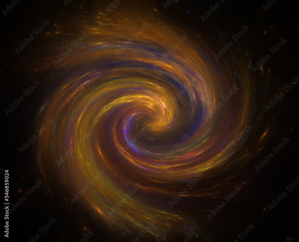 Spiral Galaxy. Outer Space background Spiral Galaxy. Outer Space background