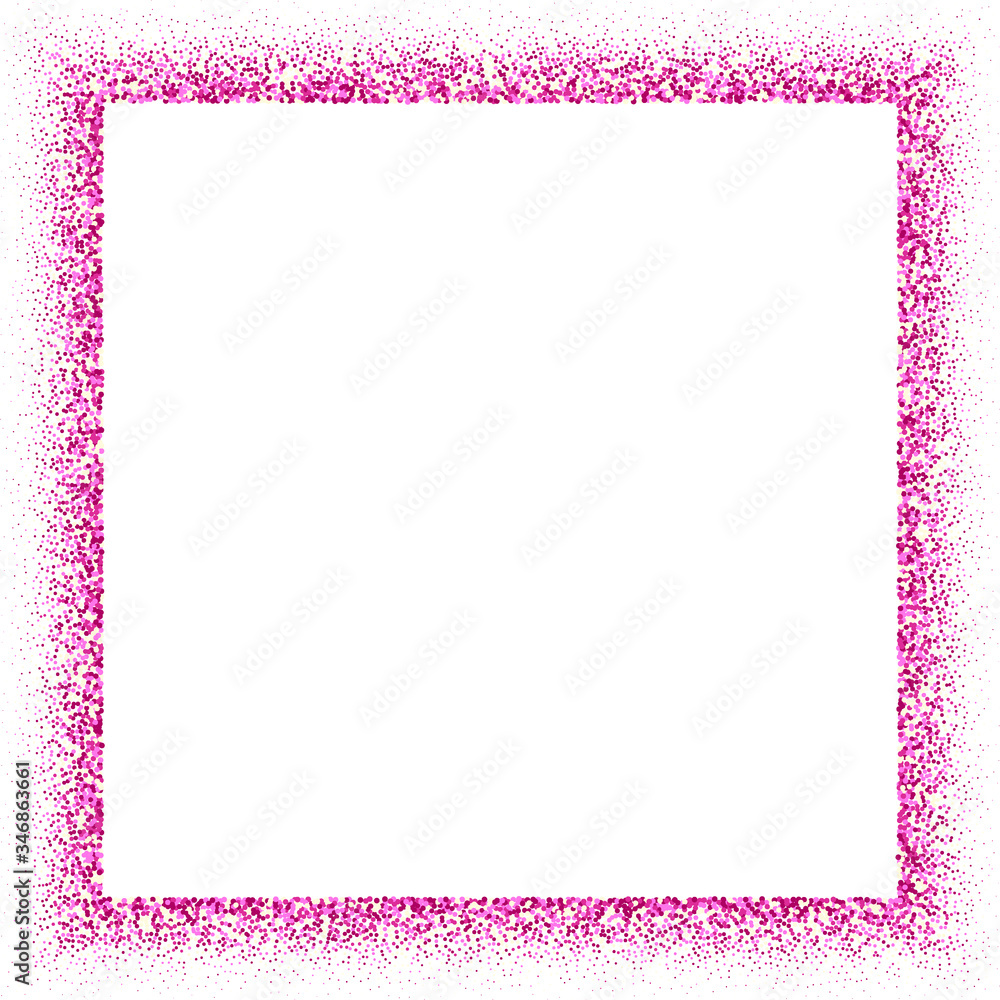 pink gold glitter. Bordered frame with pink gold glitter on white background. Vector illustration. eps 10 pink gold glitter. Bordered frame with pink gold glitter on white background. Vector illustration. eps 10