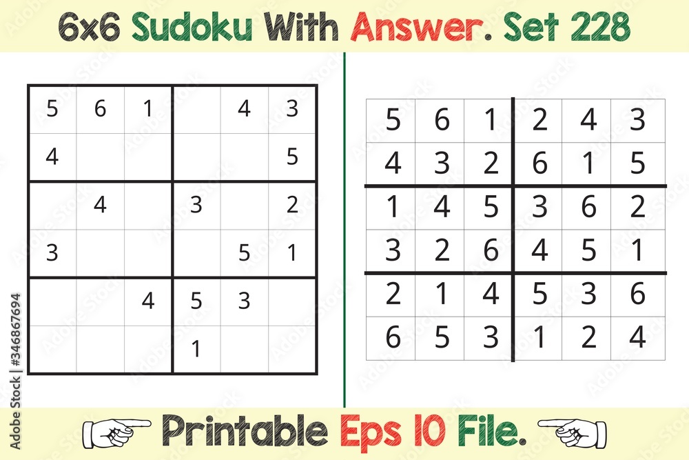 Sudoku 6x6 - Hard 