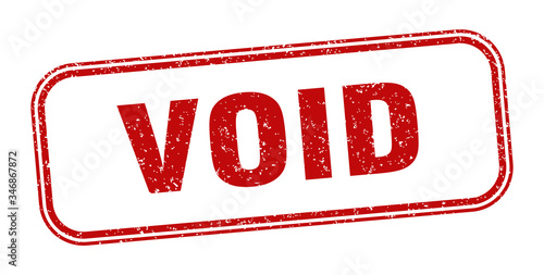 void stamp. void square grunge sign. label