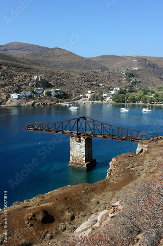 Greece, Serifos, Cyclades islands: Mega Livadi Abandoned mine