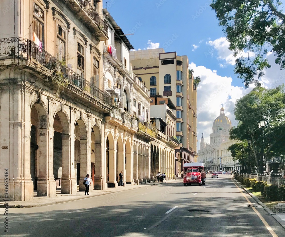 street in the old town of Havana