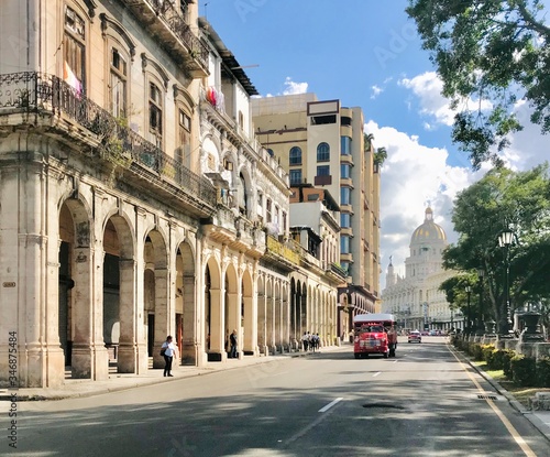 street in the old town of Havana © blankita_ua