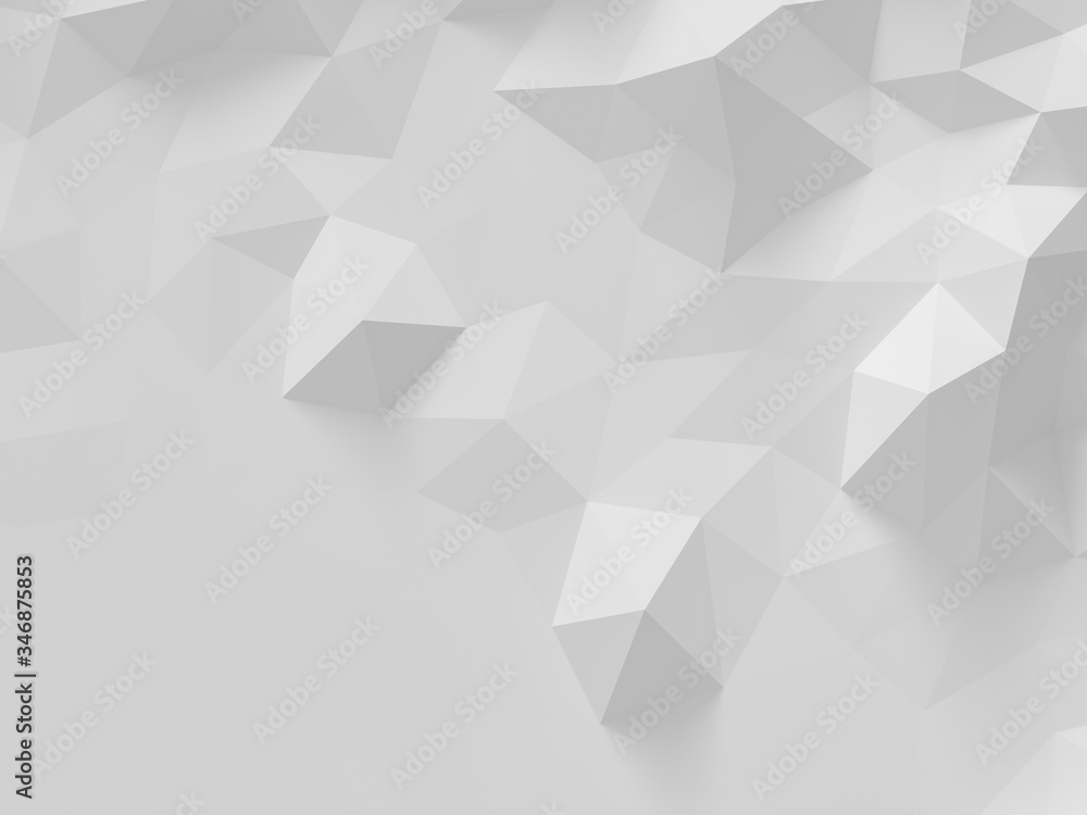 Low polygonal background - 3d rendering. Low polygonal background - 3d rendering.