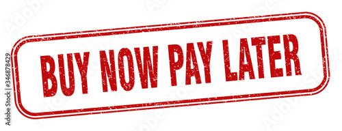 buy now pay later stamp. buy now pay later square grunge sign. label