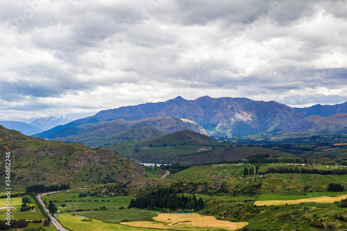 Panorama of South Island. Near Queenstоwn. New Zealand © Victor