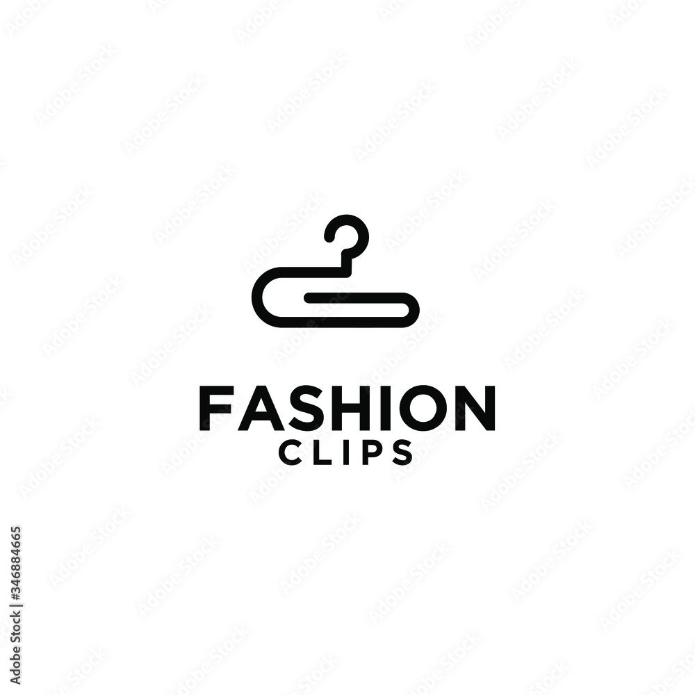 simple clip logo icon design template simple clip logo icon design template