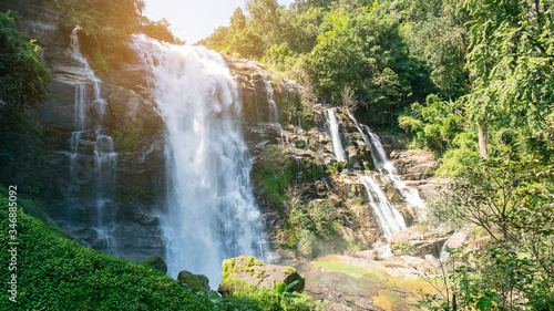 Wachira Than Waterfall, Doi Inthanon, Chiang Mai, Thailand photo