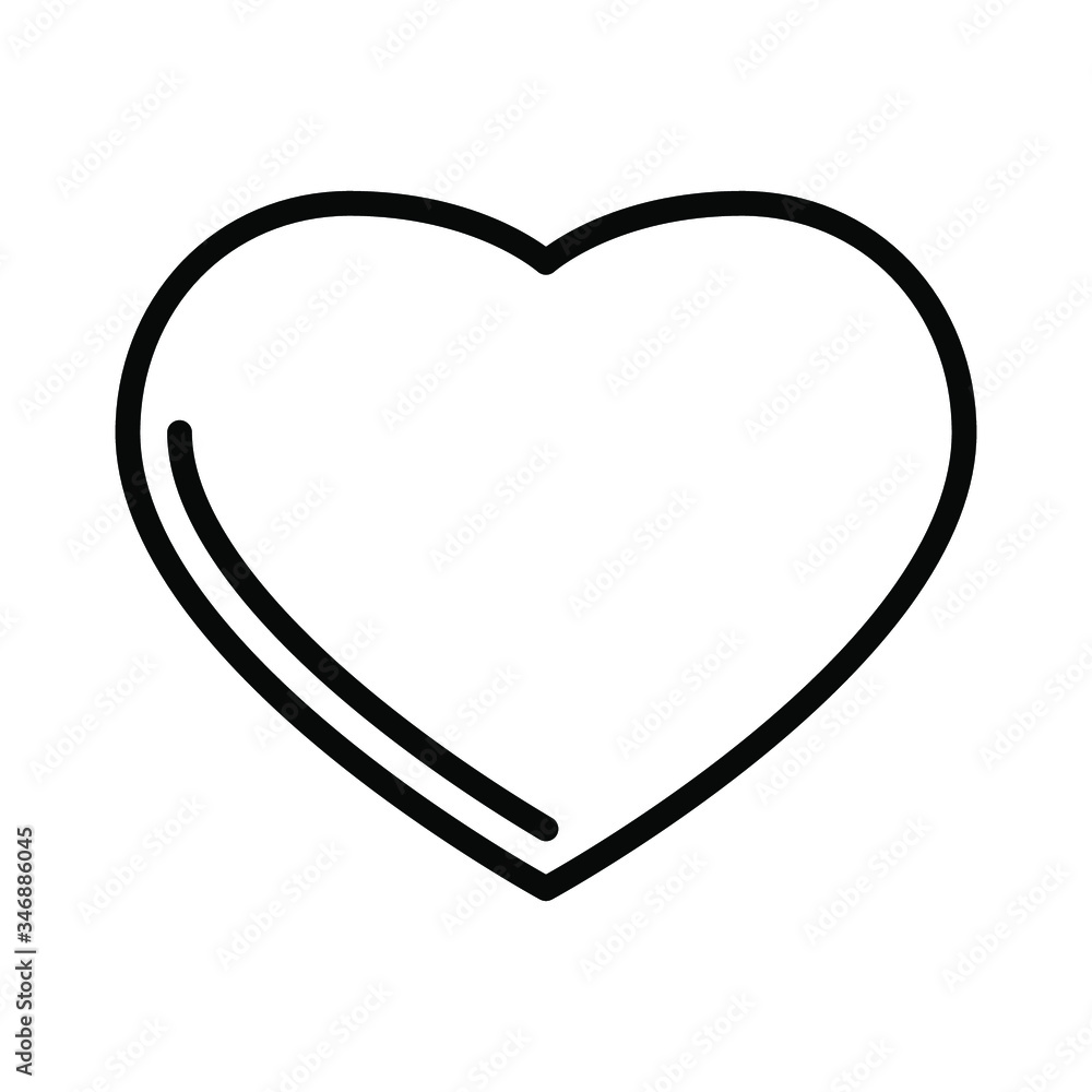 heart icon design vector template heart icon design vector template