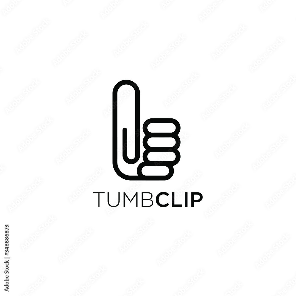simple clip logo icon design template simple clip logo icon design template