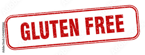 gluten free stamp. gluten free square grunge sign. label