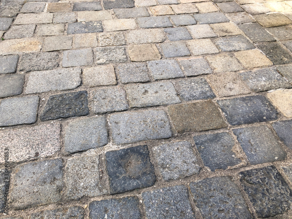 stone block paving background stone block paving background