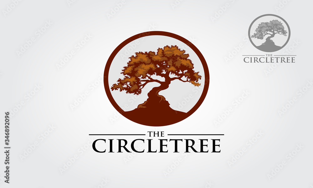 The Circle Tree  Vector Logo, that were created to highlight the organic, natural aspect of our life. This concept could be used for recycling, environment associations, landscape business.