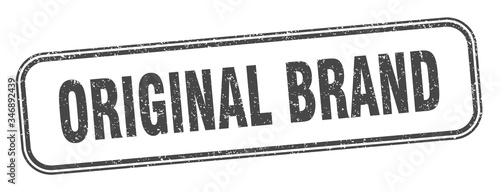 original brand stamp. original brand square grunge sign. label