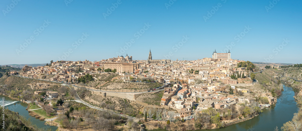Panoramic of the city of Toledo