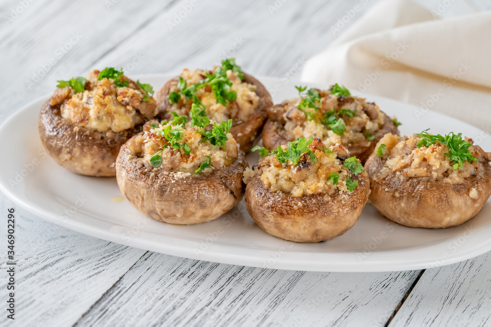 Stuffed mushrooms with cream cheese Stuffed mushrooms with cream cheese