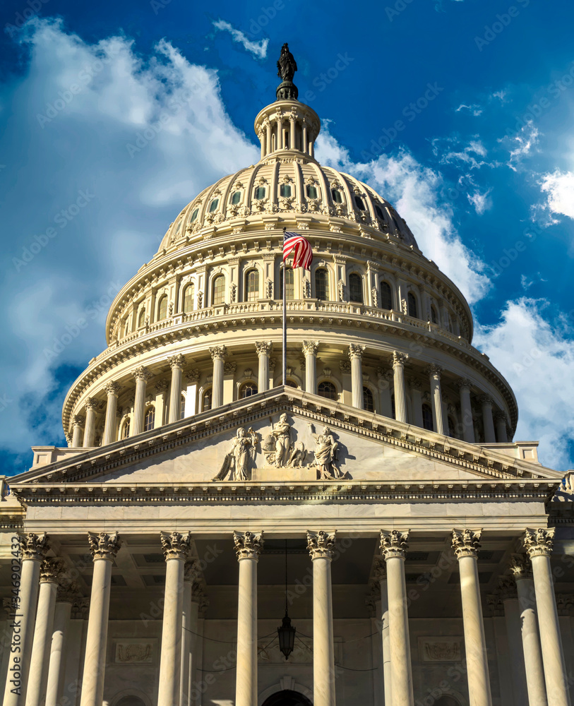 Obraz premium Washington DC, US Capitol Building