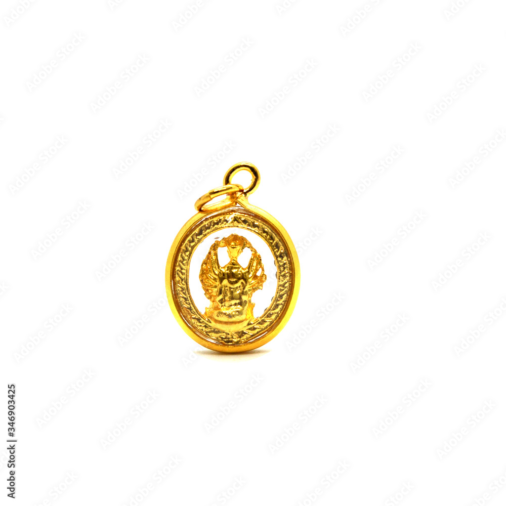 small buddha image used as amulets pendant,thai amulet on white image background small buddha image used as amulets pendant,thai amulet on white image background