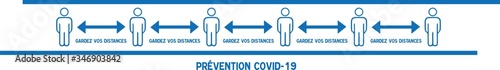Gardez vos distances - Covid 19