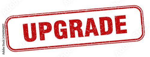 upgrade stamp. upgrade square grunge sign. label