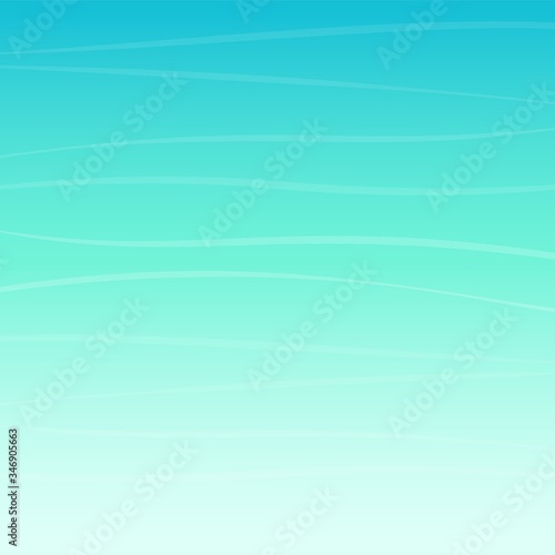 clear blue sky background cartoon . flat style happy color , vector lines template