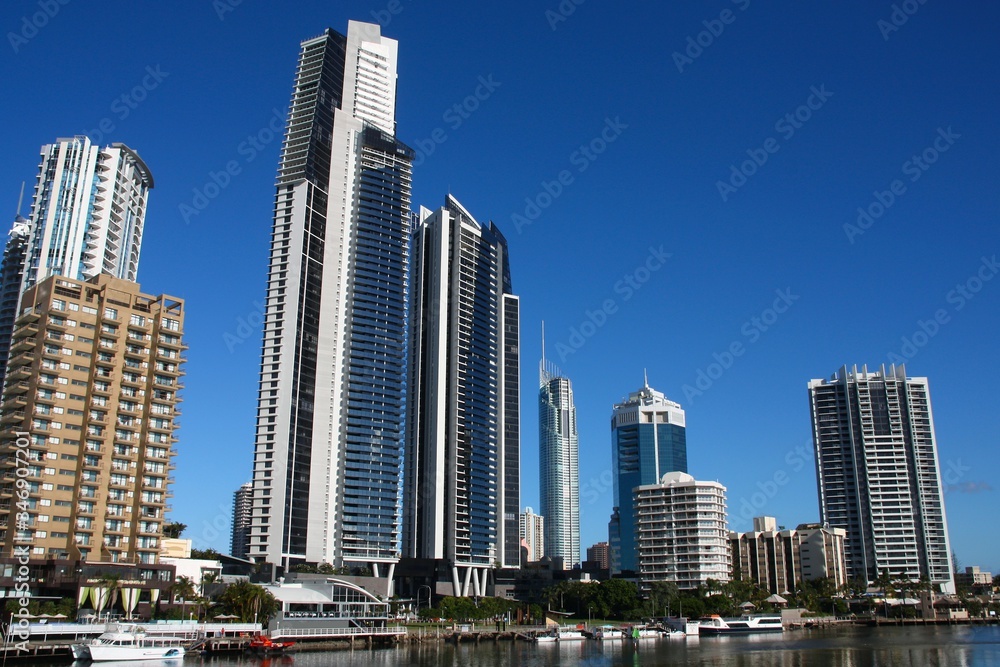 Obraz premium Surfers Paradise skyline w Australii