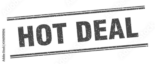 hot deal stamp. hot deal label. square grunge sign