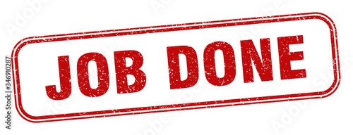 job done stamp. job done square grunge sign. label