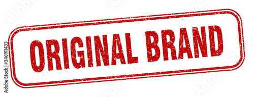 original brand stamp. original brand square grunge sign. label