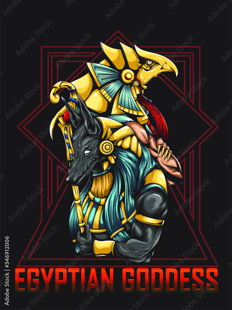 Egyptian Goddess Concept Premium Vector Design Egyptian Goddess Concept Premium Vector Design