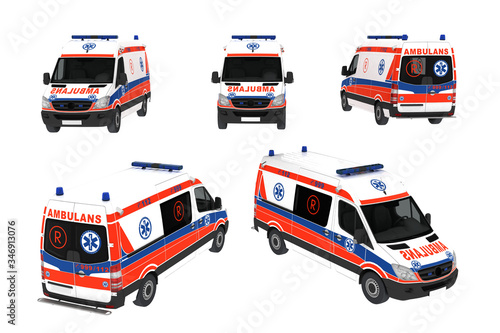 Set view of Ambulance 