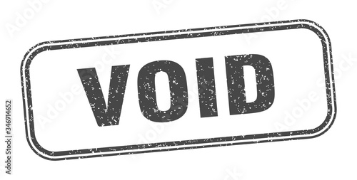 void stamp. void square grunge sign. label