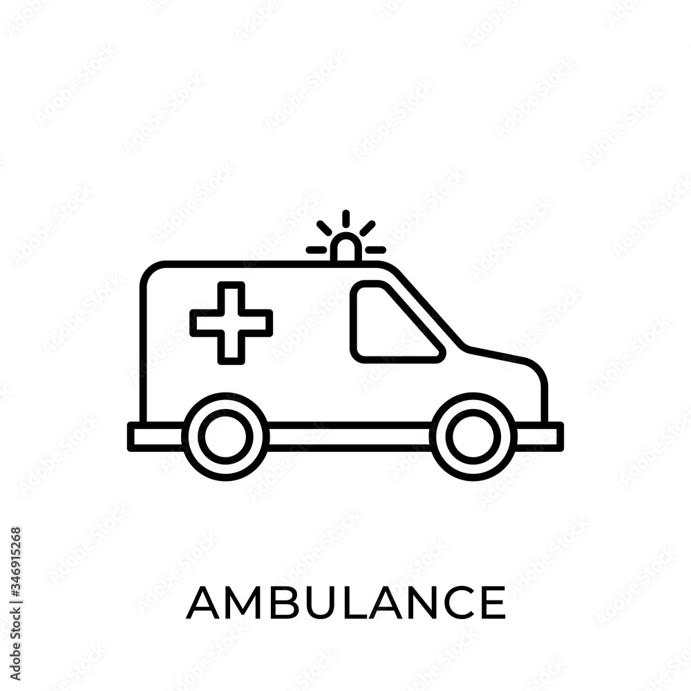 Ambulance icon vector illustration. Ambulance vector icon template. Ambulance icon design isolated on white background. Ambulance vector icon flat design for website, logo, sign, symbol, app, UI. Ambulance icon vector illustration. Ambulance vector icon template. Ambulance icon design isolated on white background. Ambulance vector icon flat design for website, logo, sign, symbol, app, UI.