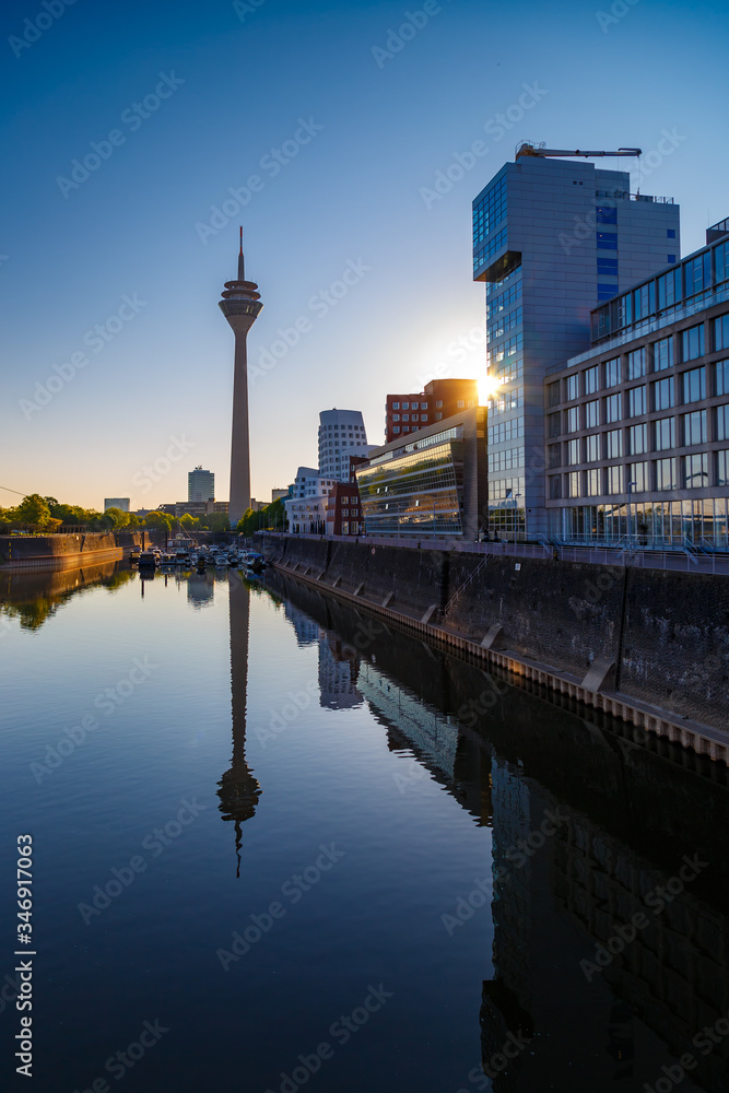 Medienhafen, Düsseldorf, Deutschland