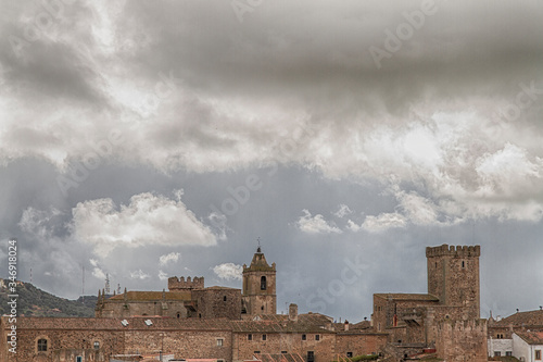 caceres, spain: old romanic church