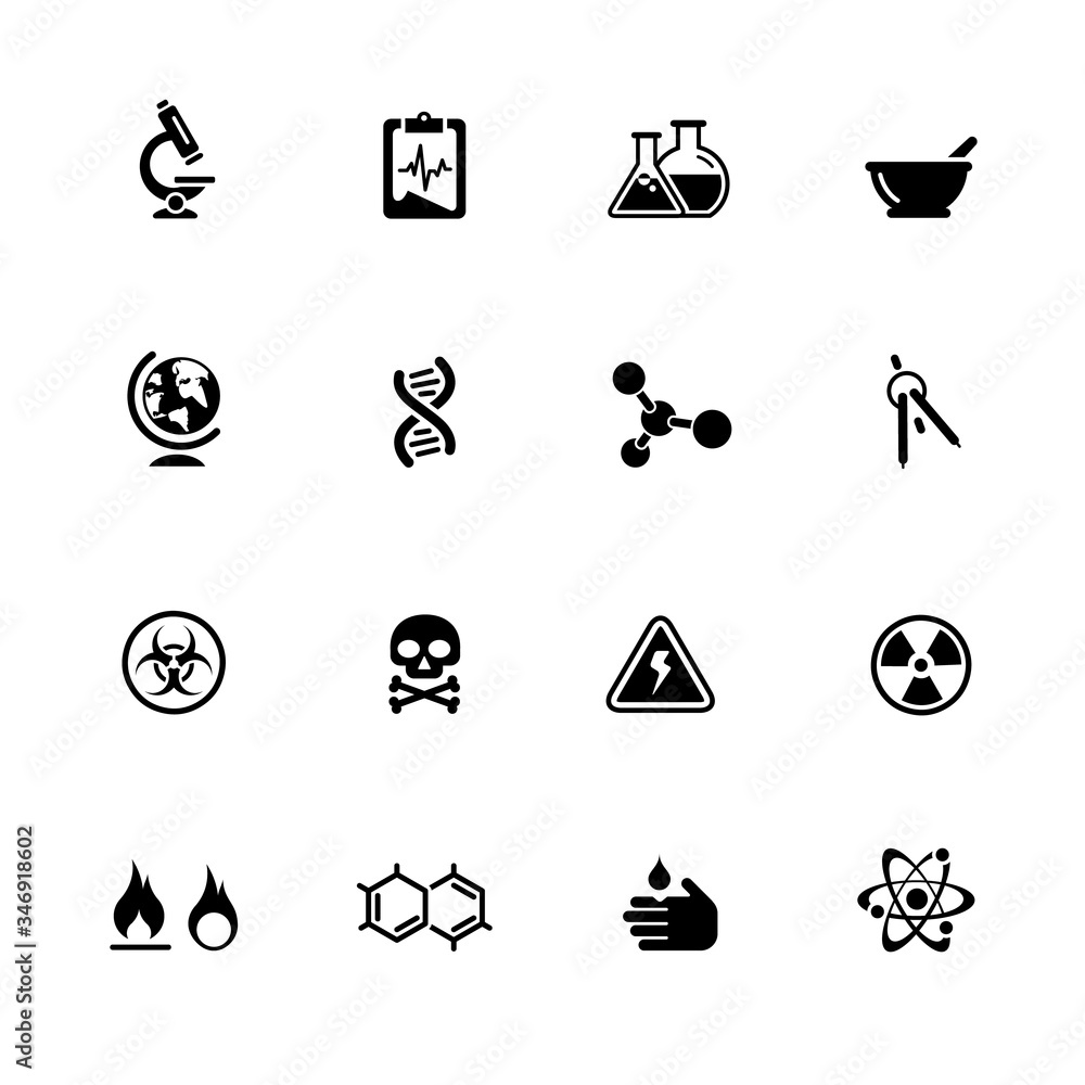 Science Icons // Black Series Science Icons // Black Series