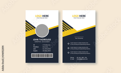 Creative ID Card Design Template