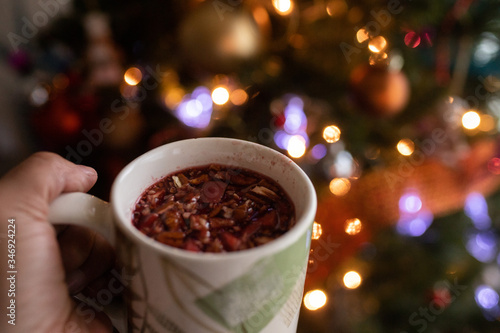 Tableau sur toile ponche navideño